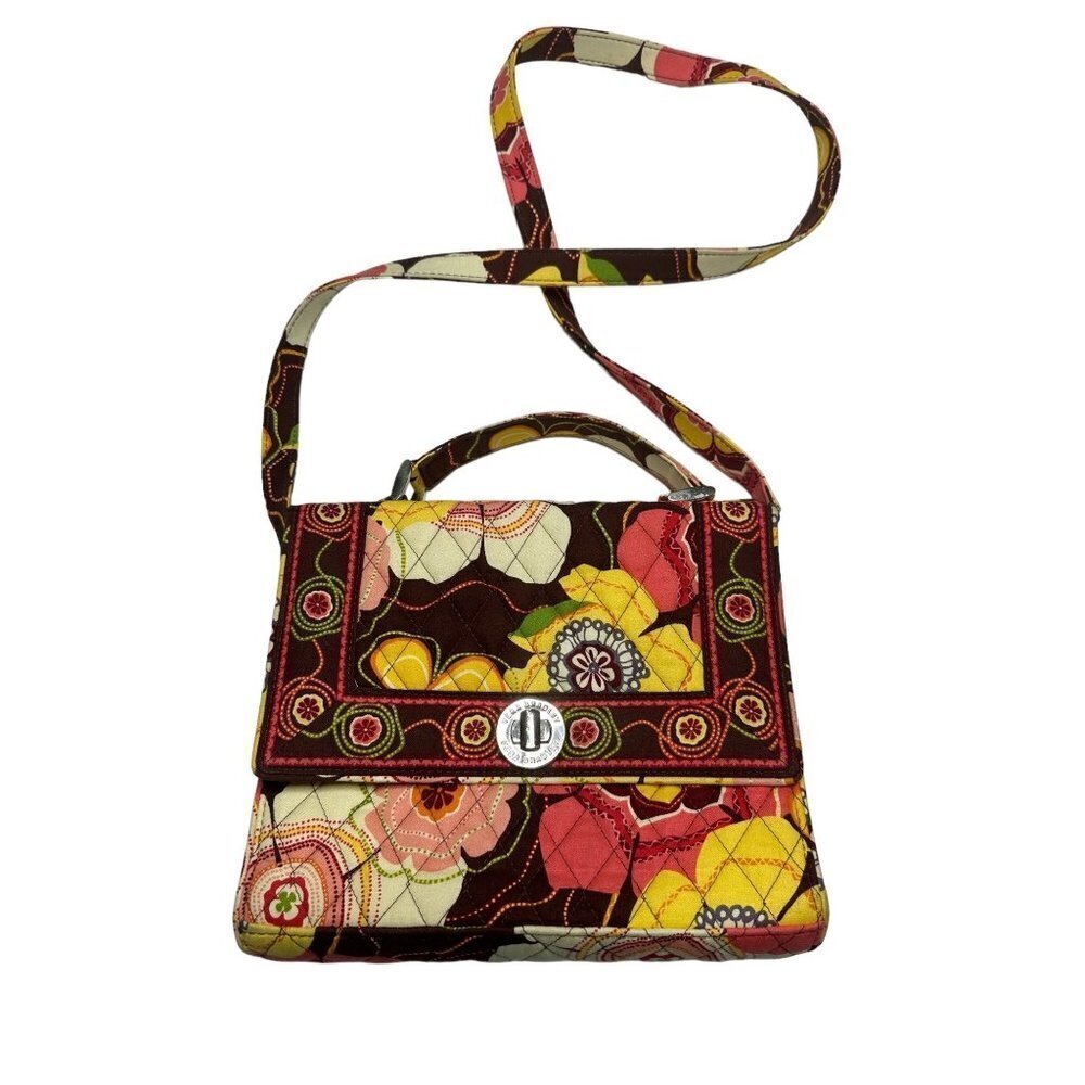 COPY - Vera Bradley brown floral crossbody bag